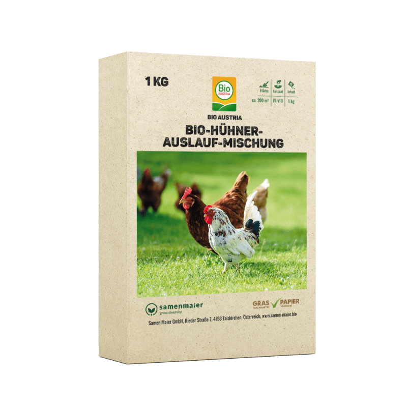 Hühner-Auslaufmischung 1kg Bio Samen kaufen