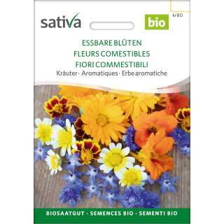 Blumenmischung 'Essbare Blüten' Bio Samen online kaufen | Saemereien.ch