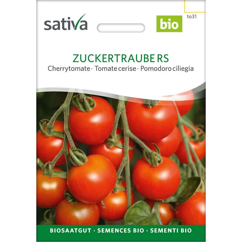 Cherrytomate 'Zuckertraube' Bio Samen online kaufen | Saemereien.ch